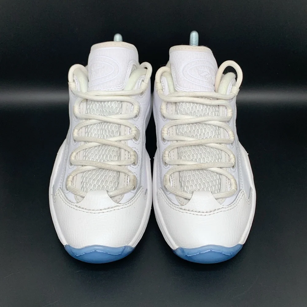 Reebok Question Low‎ White Basketball Shoes Men’s Sz 5.5 Women’s Sz 6.5 EU 37